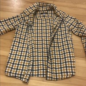 Kids boy Plaid Jacket - Yellow and Black